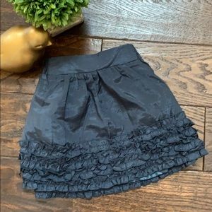 Hannah Bannah Navy Silk like skirt 6x